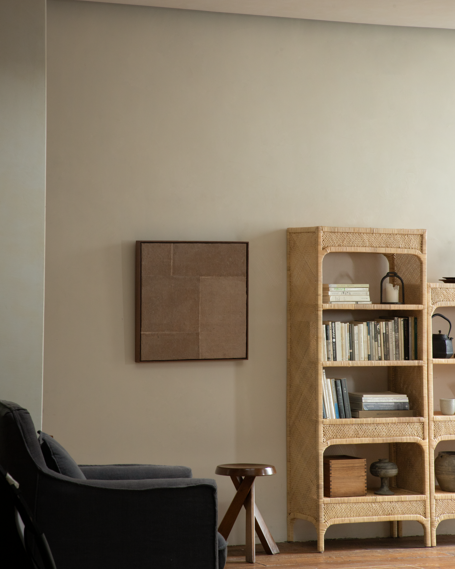 Mallow Rattan Shelving Unit