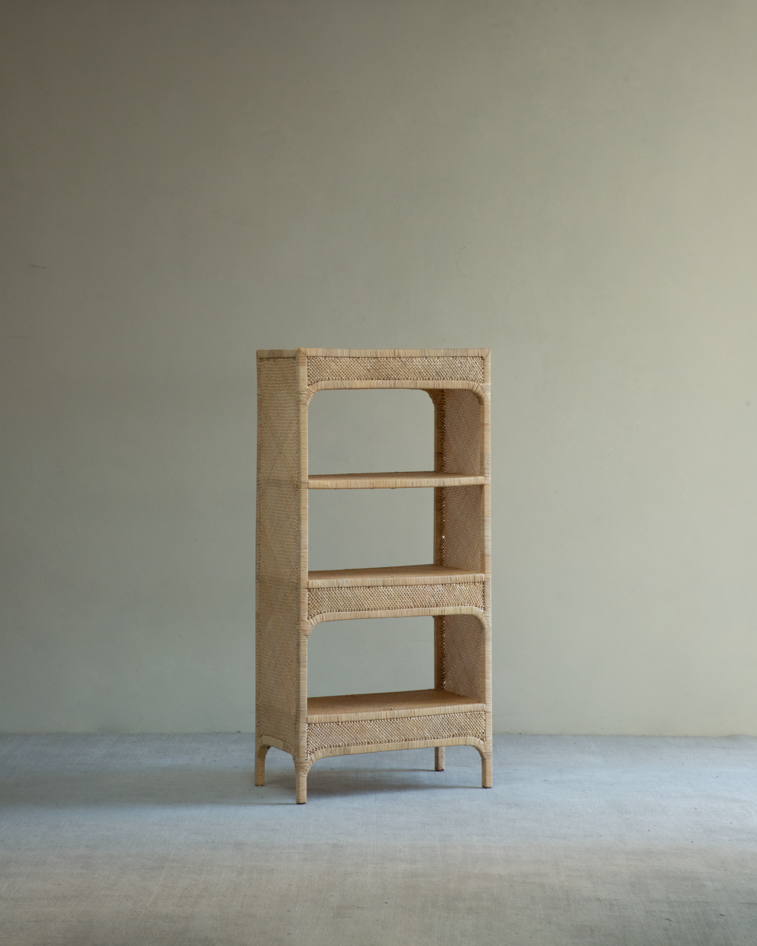Mallow Rattan Shelving Unit