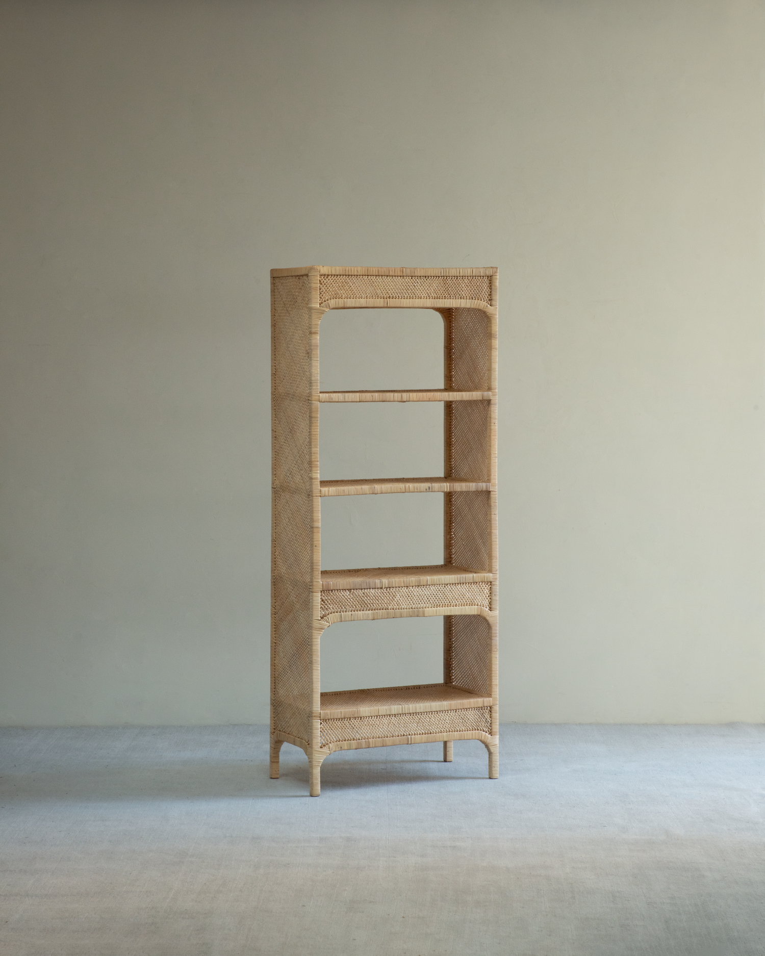 Mallow Rattan Shelving Unit