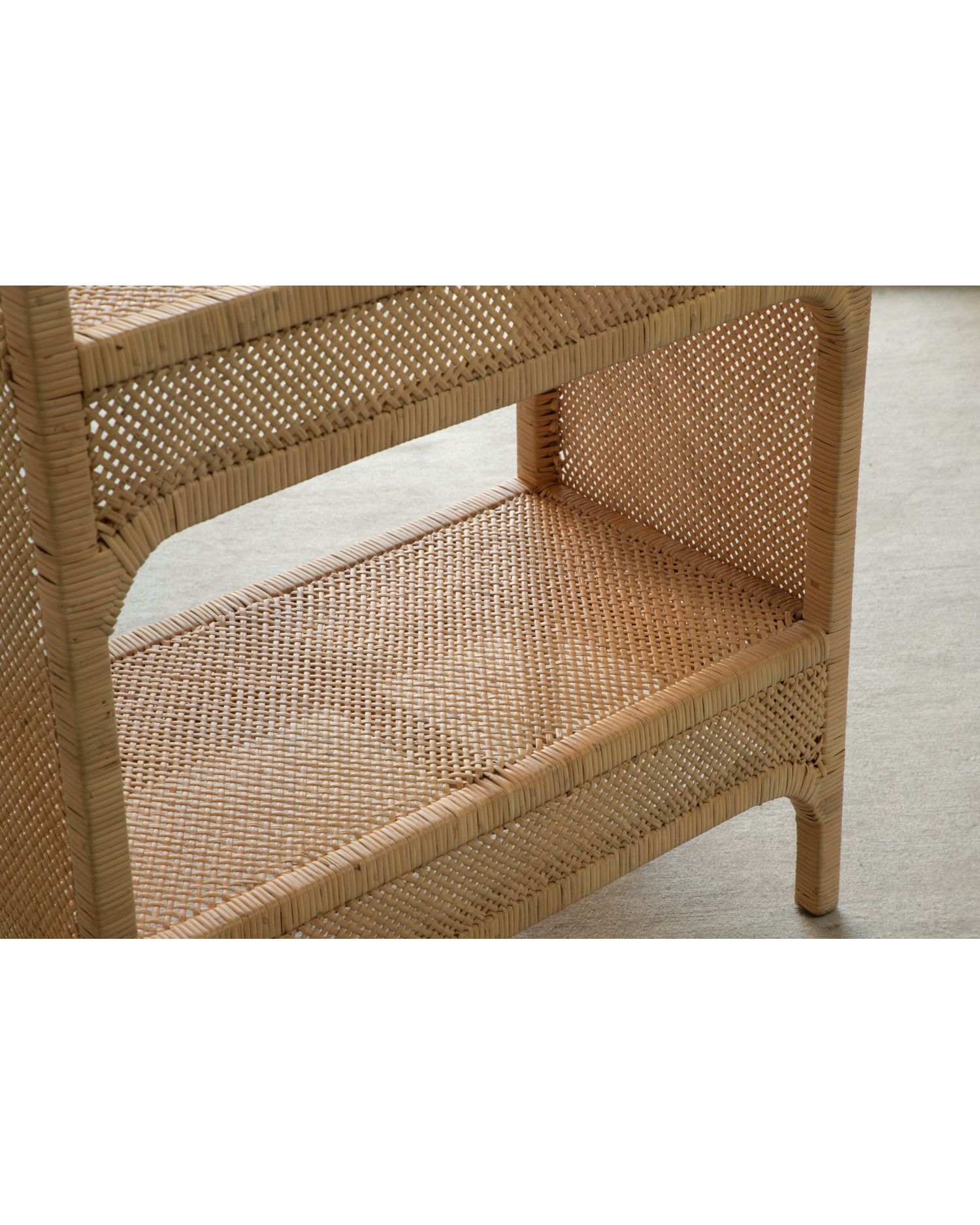 Mallow Rattan Shelving Unit
