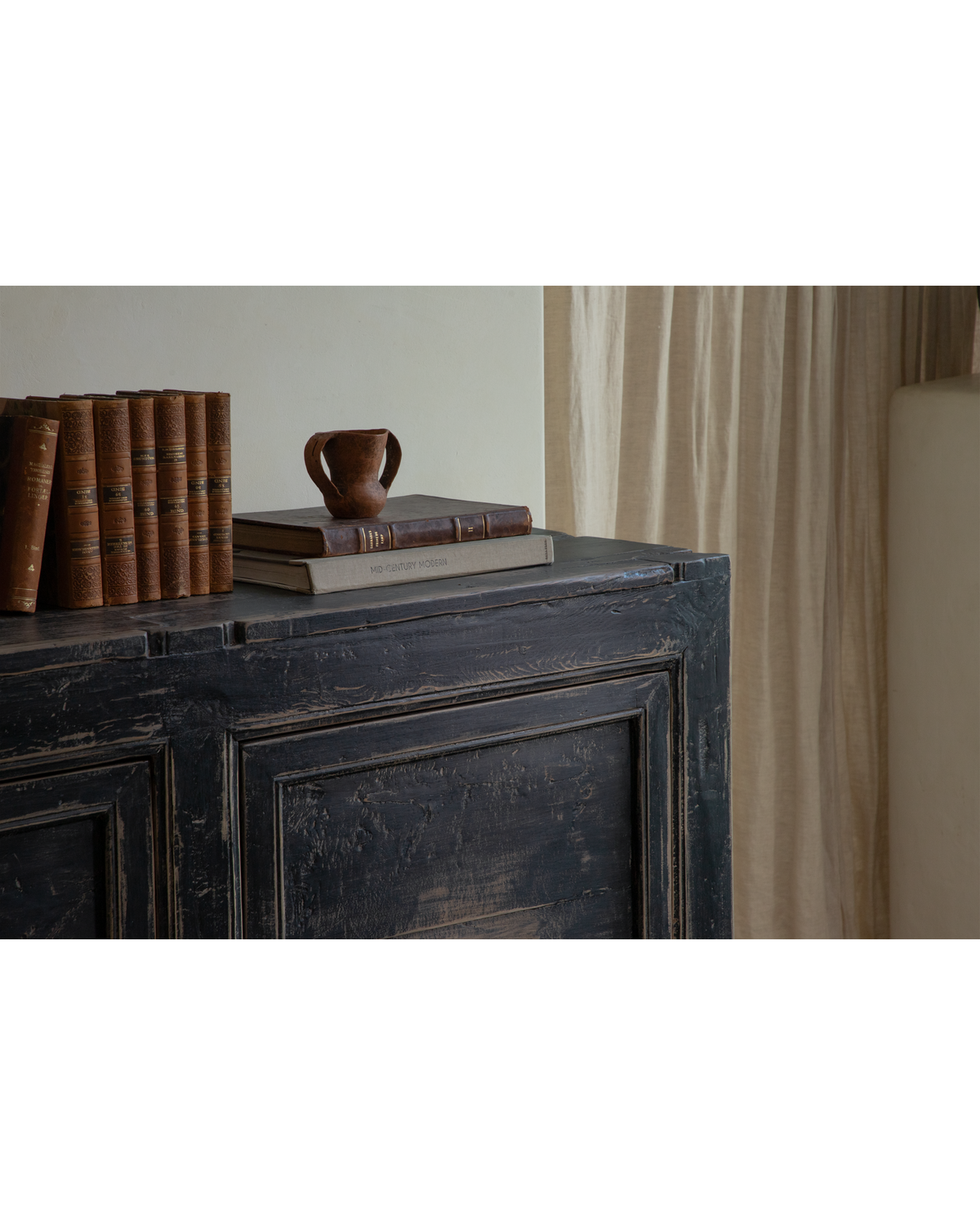 Chinese Vintage Paneled Sideboard
