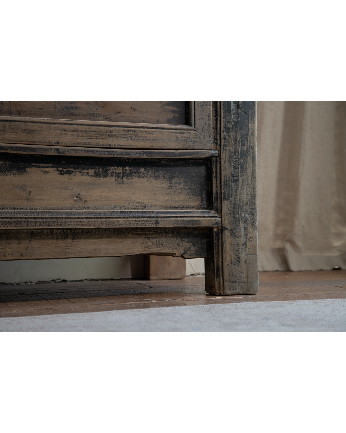 Chinese Vintage Paneled Sideboard