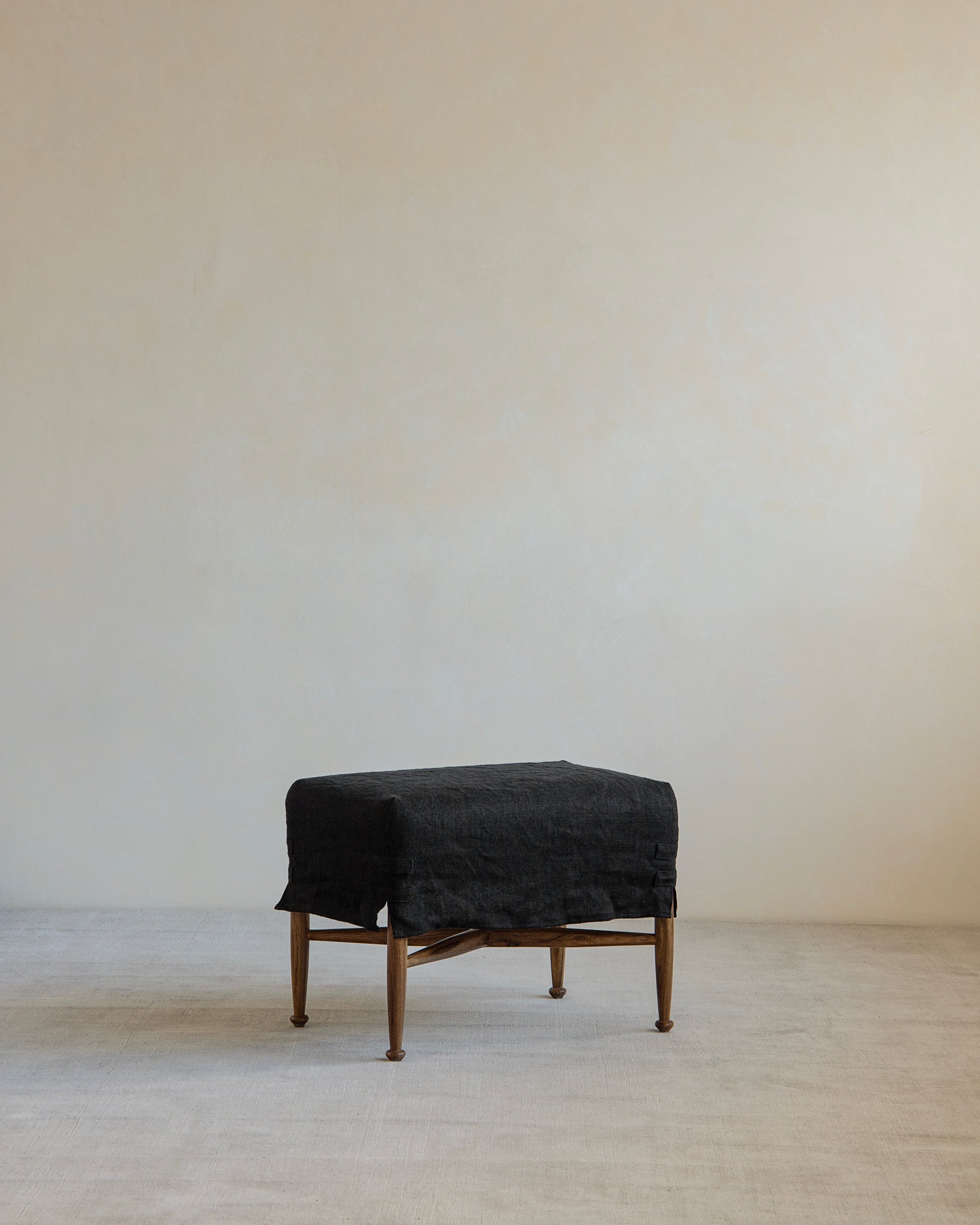 Crabby Slipcover Stool