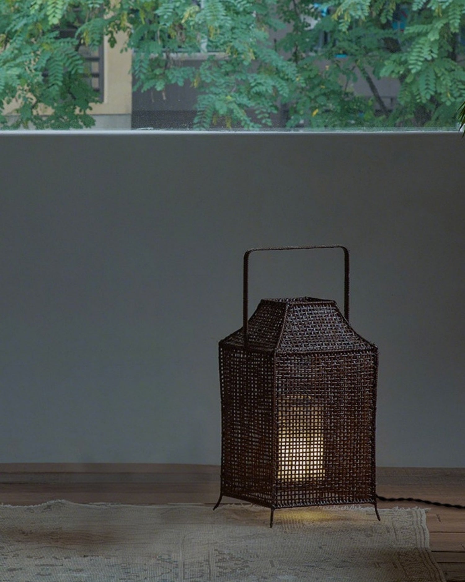Lyra Rattan Lantern