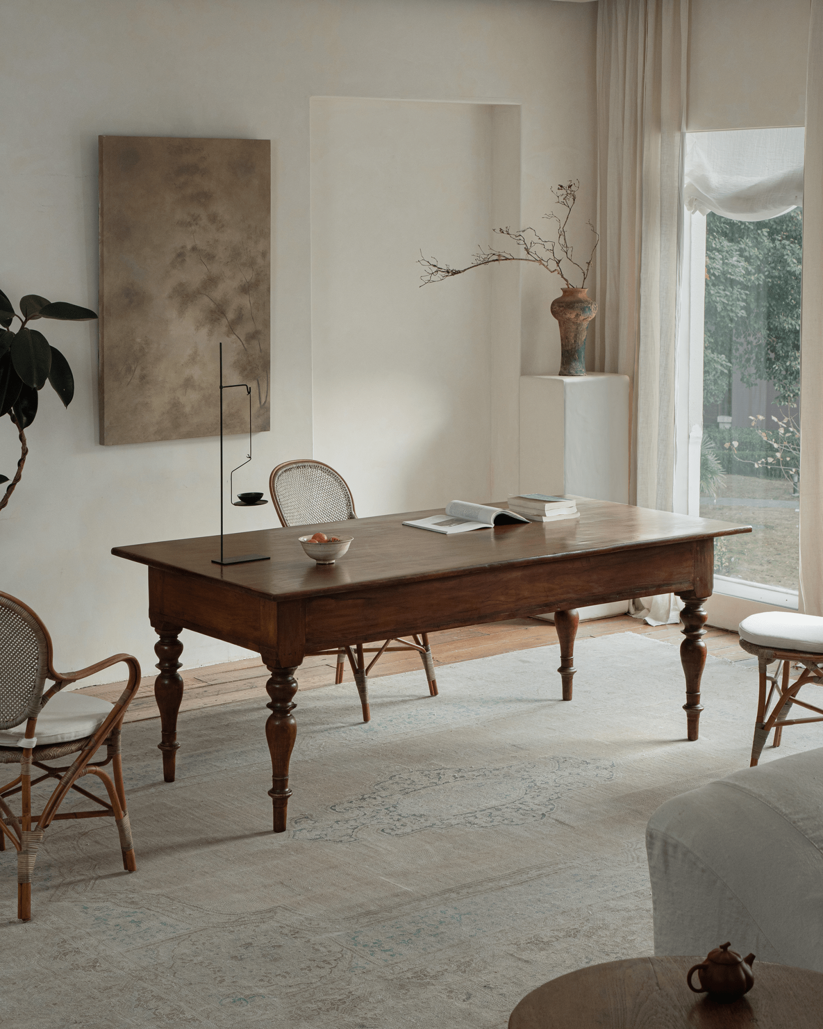 Indonesian Vintage Teak Wood Tables - ZM Home
