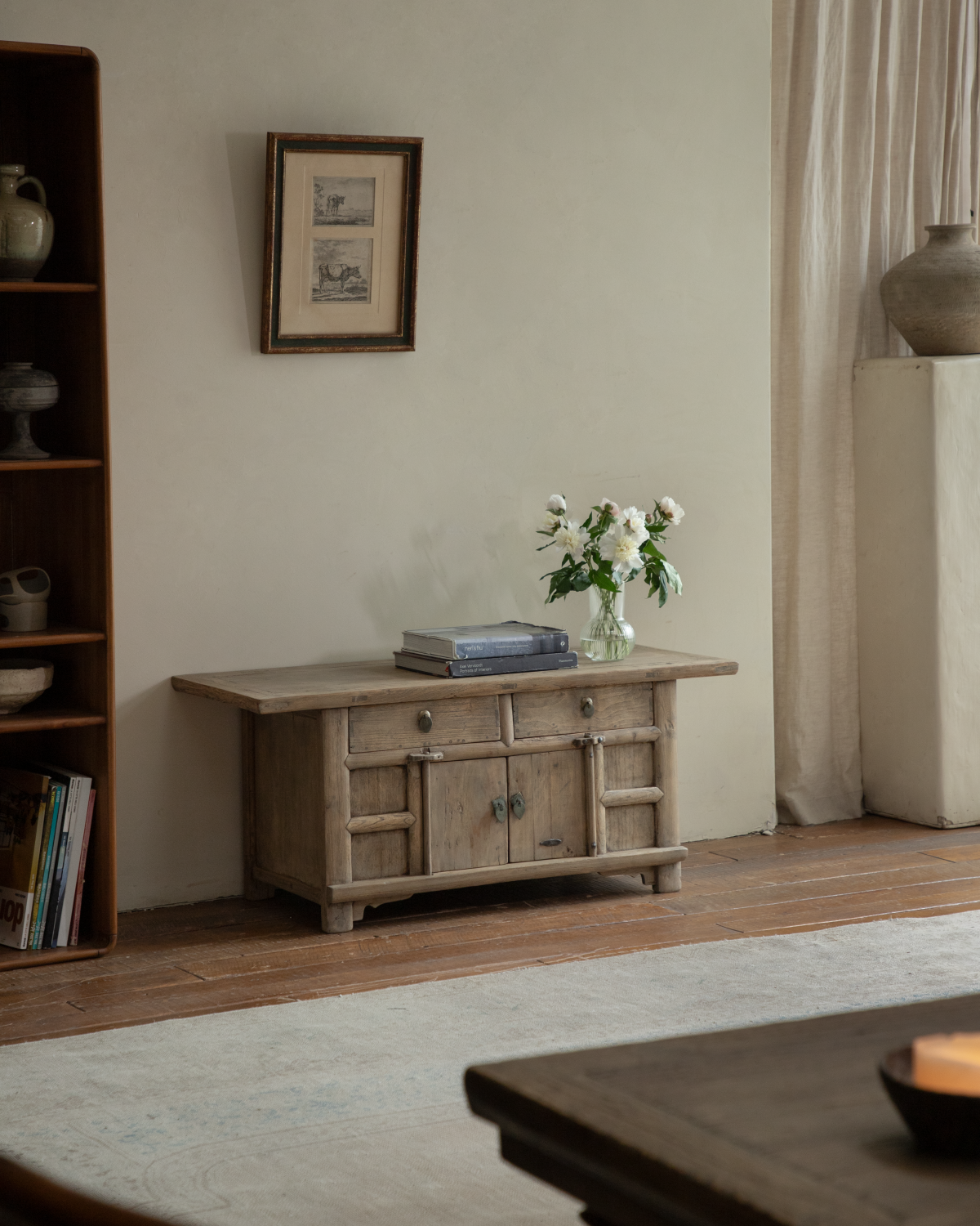 まったりshippingさま専用 Chinese Vintage Cabinet | Teak Wood Storage