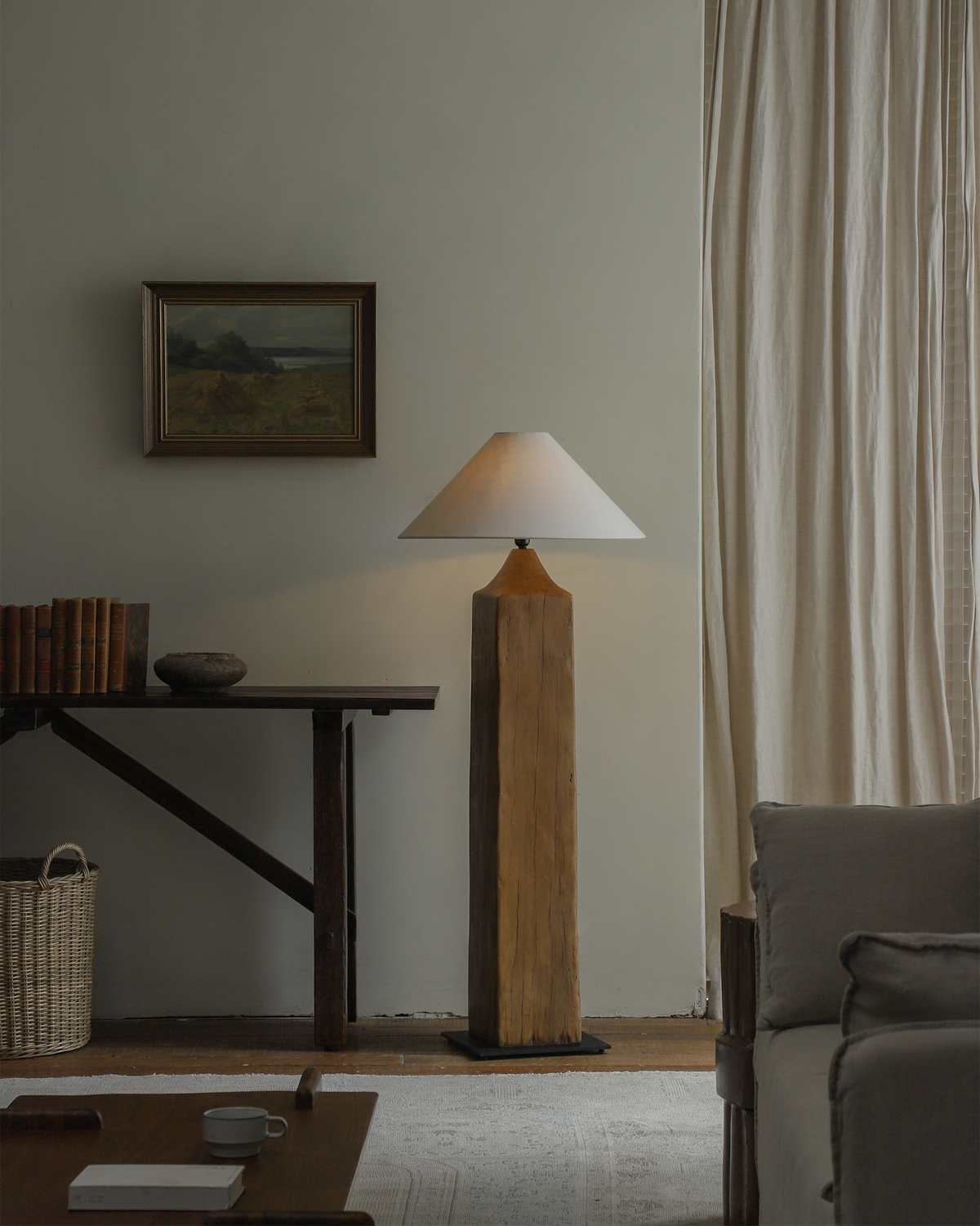 Wooden Floor Lamp