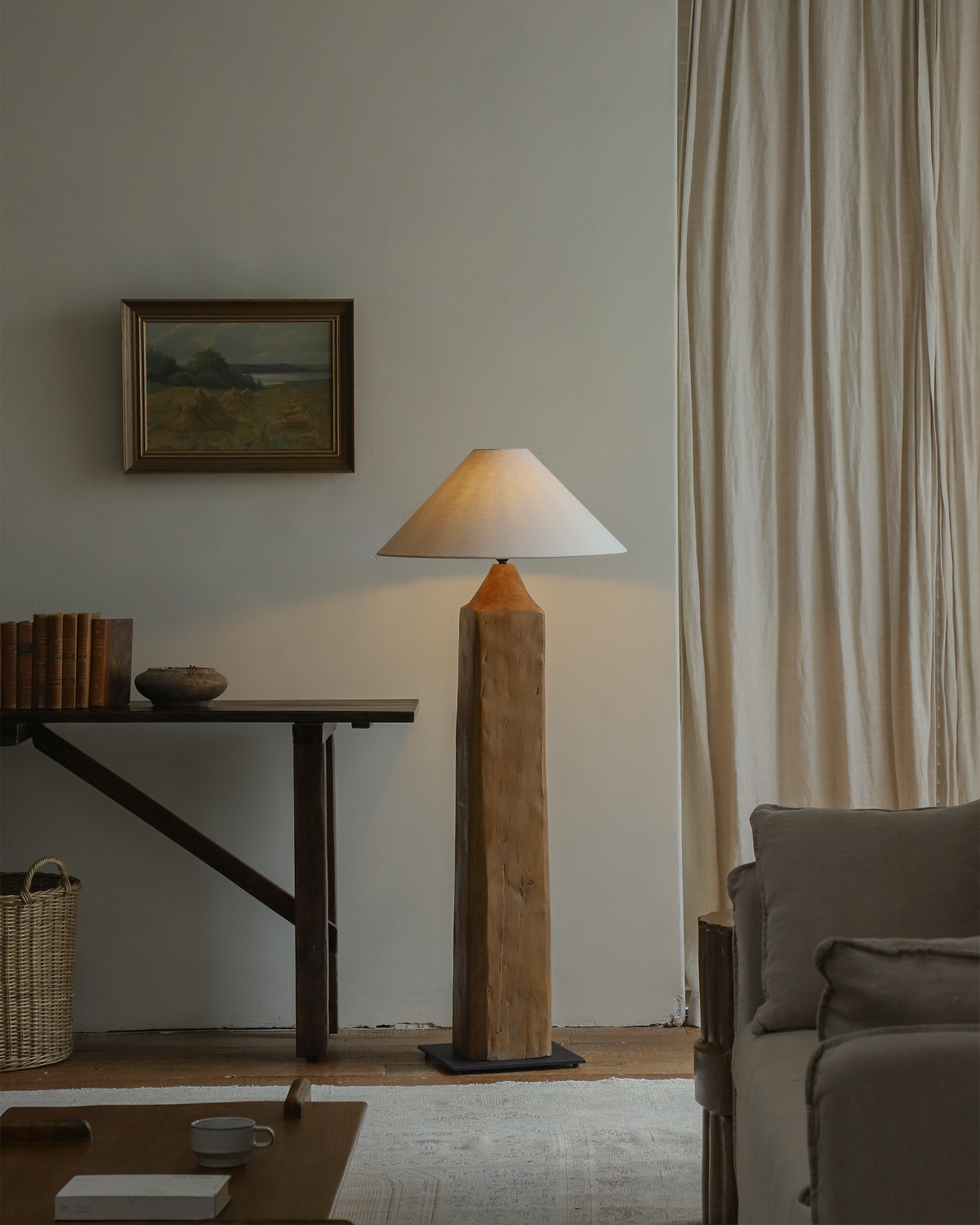 Wooden Floor Lamp