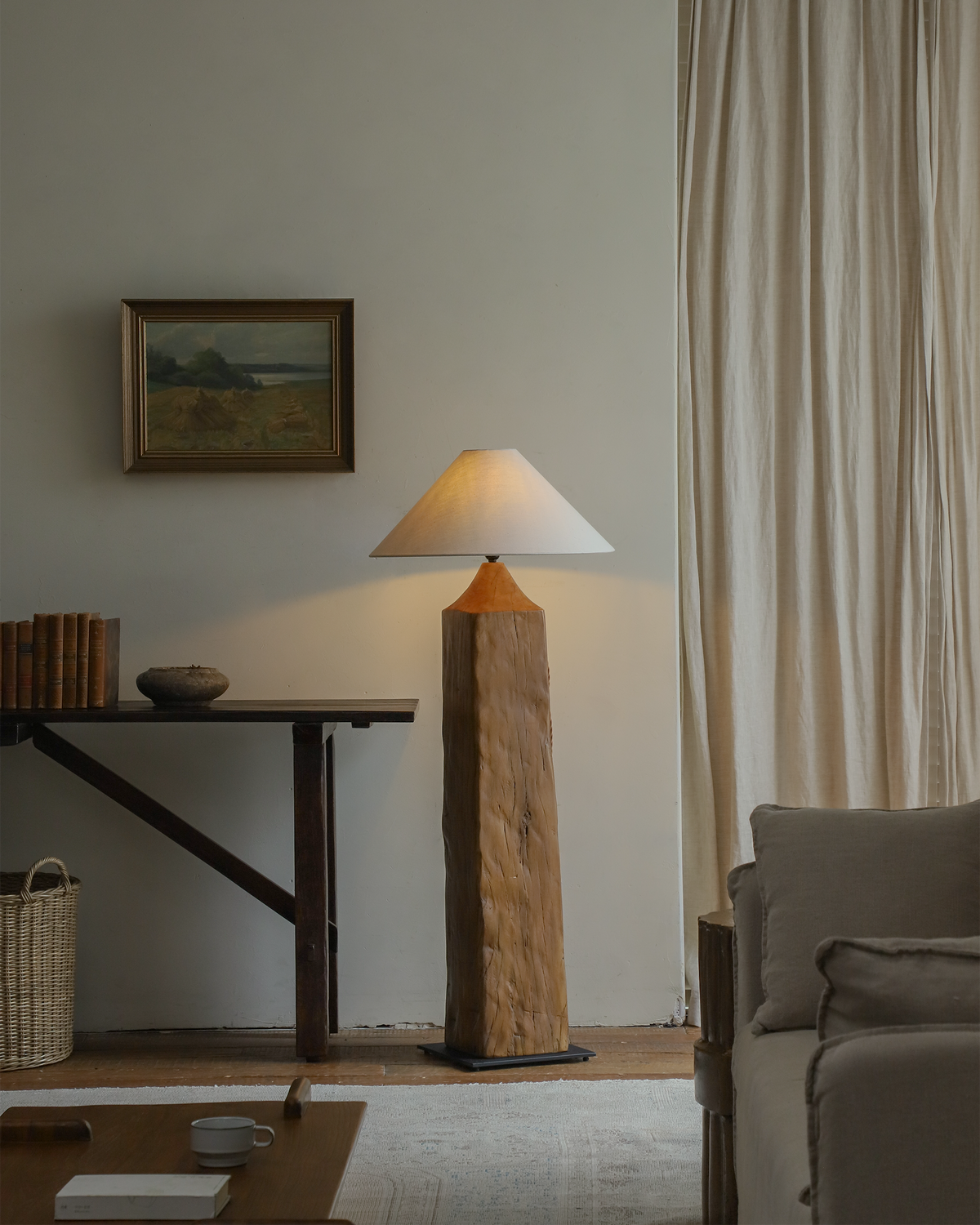 Wooden Floor Lamp
