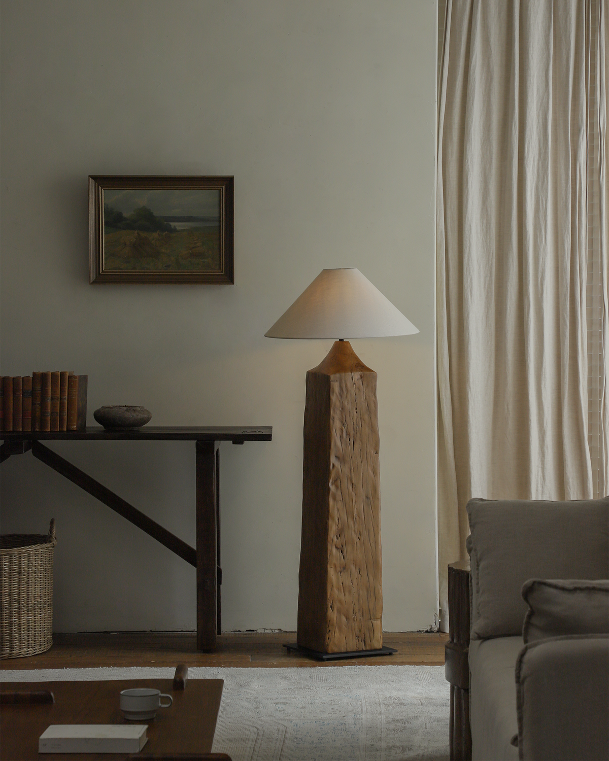 Wooden Floor Lamp
