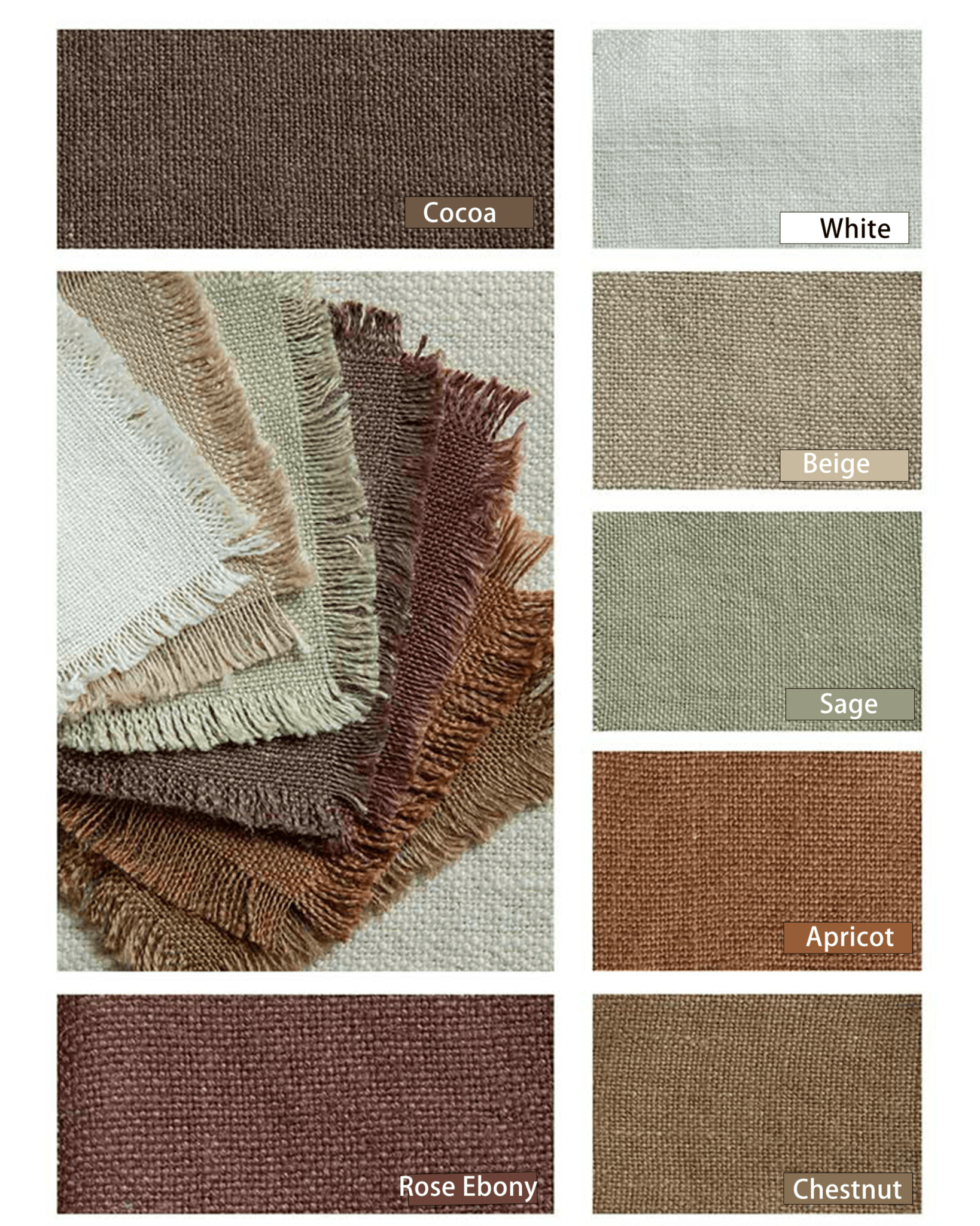 380g Yarn - dyed Linen Fabric - ZM Home