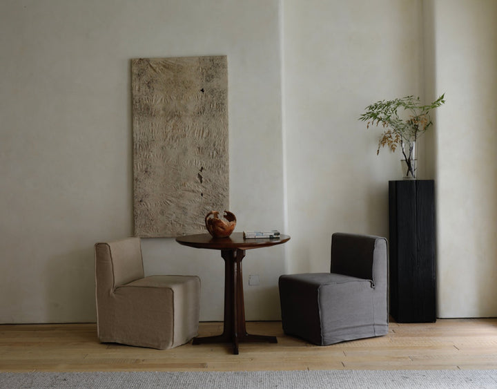 Castor Slipcover Sofa Chair - ZM Home