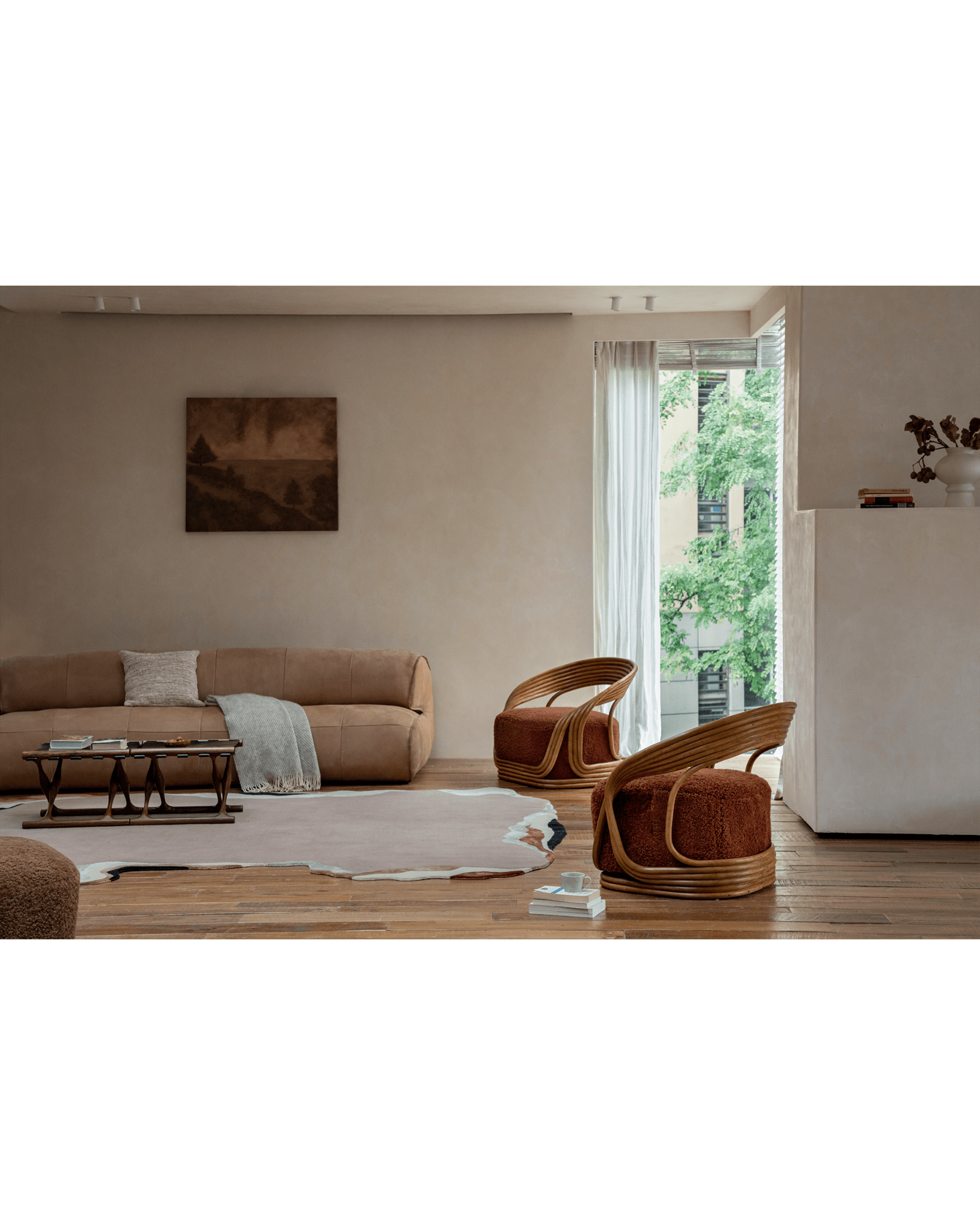 Undina Rattan Lounge Chair - ZM Home