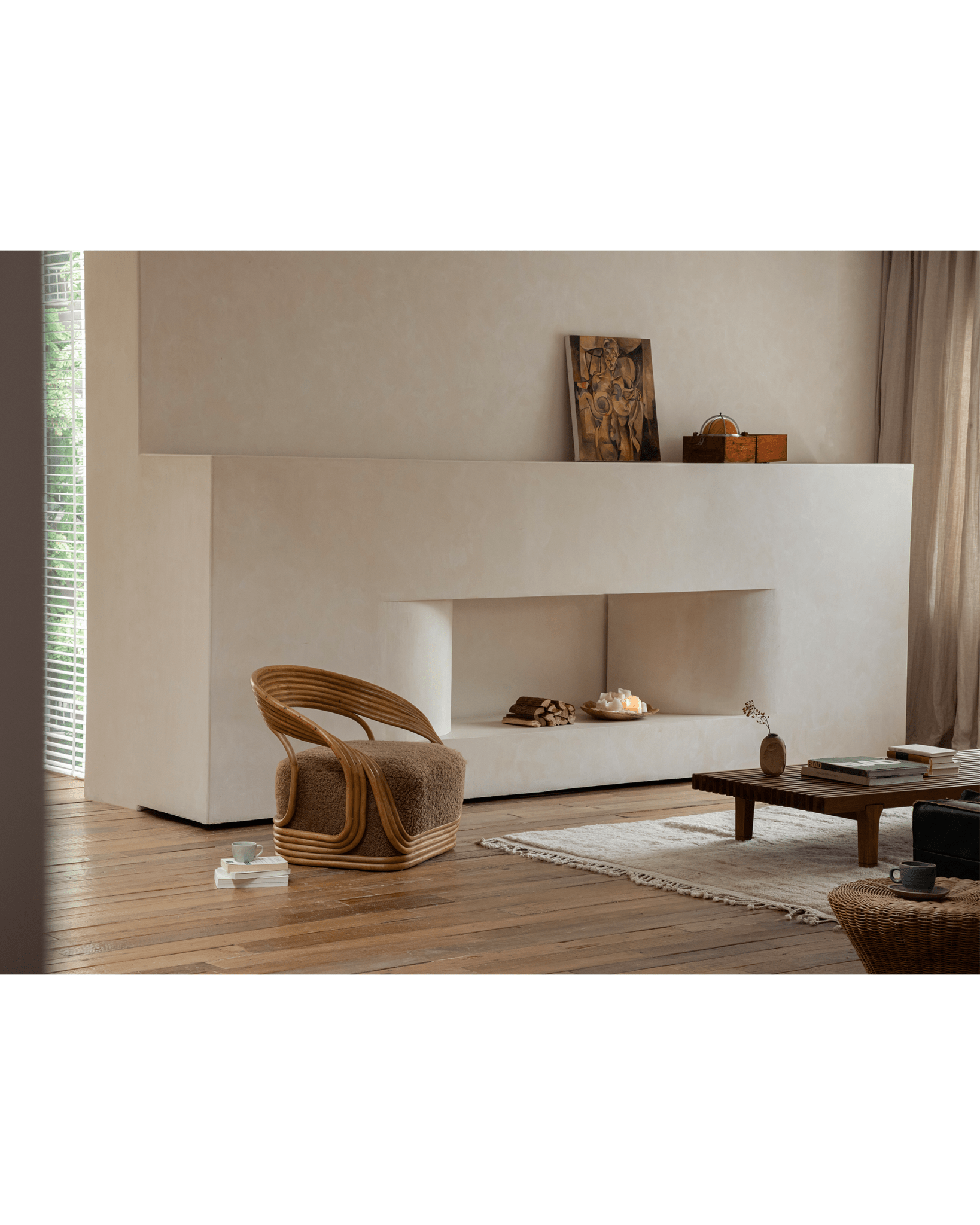 Undina Rattan Lounge Chair - ZM Home