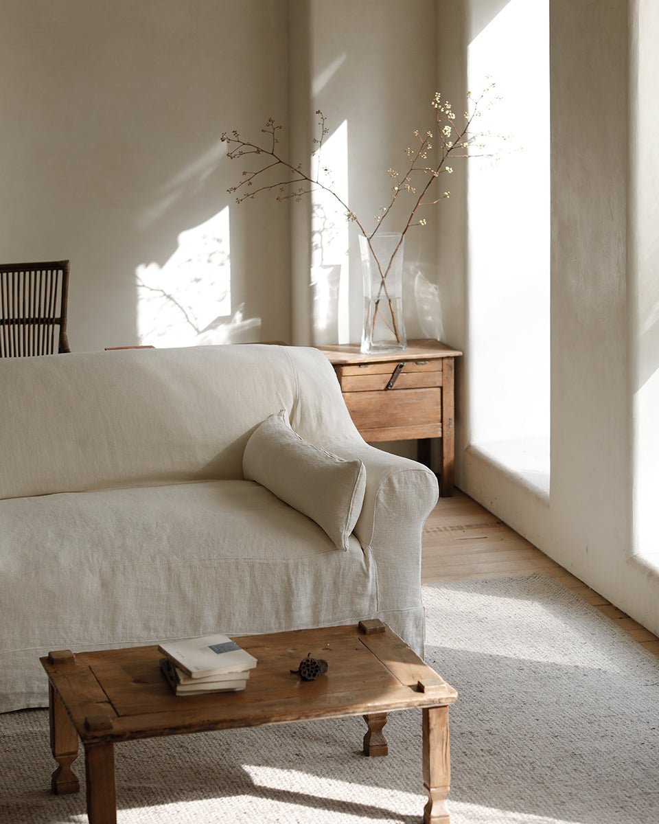 Russell Slipcovered Sofa - ZM Home
